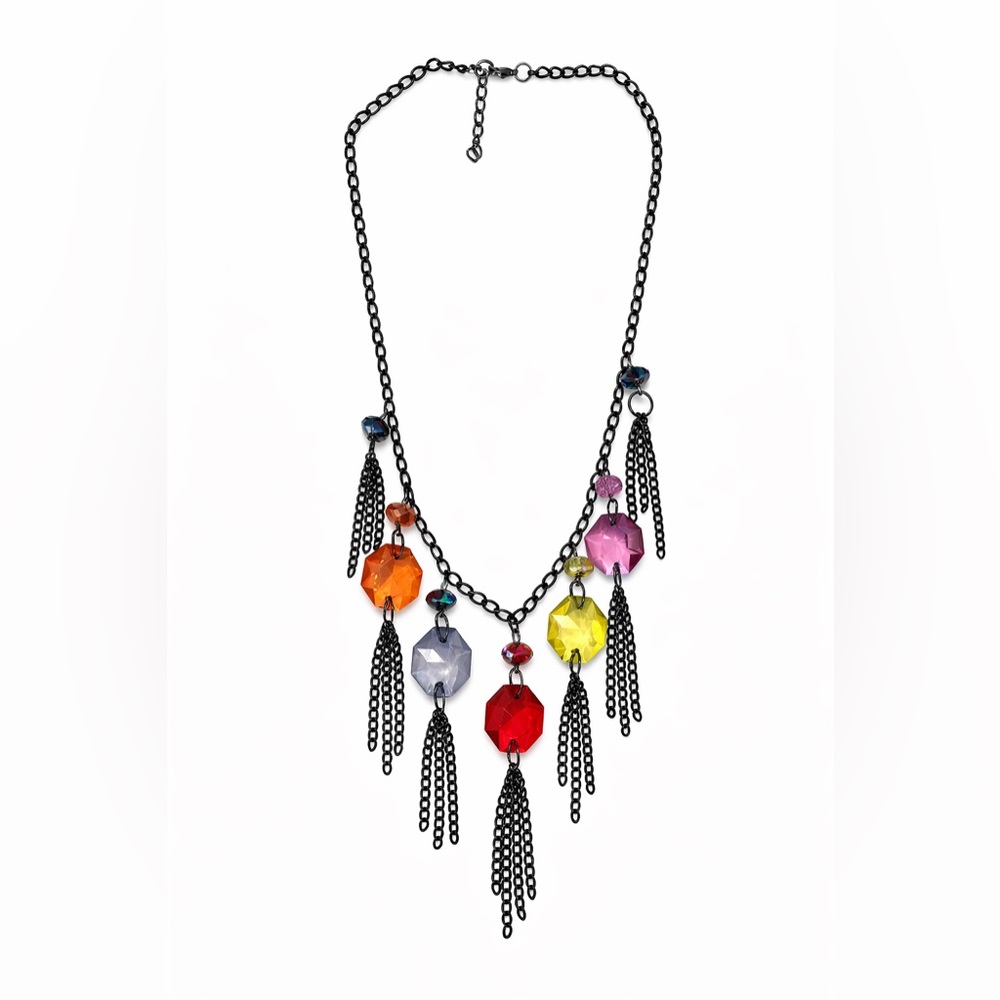 Carol Dauplaise Multicolor Statement Necklace - image 2